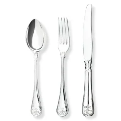Gammal Fransk dinervork zilver, 20 cm