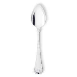 Gammal Fransk koffielepel verzilverd, 12,4 cm