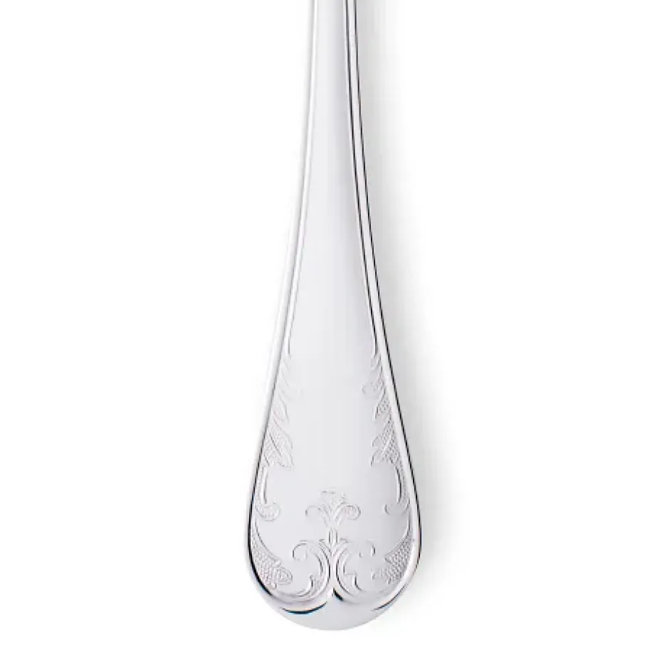 Gammal Fransk koffielepel zilver, 12,4 cm