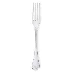 Gammal Fransk tafelvork verzilverd, 18,6 cm
