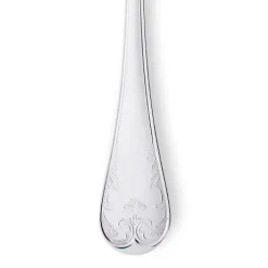 Gammal Fransk tafelvork verzilverd, 18,6 cm