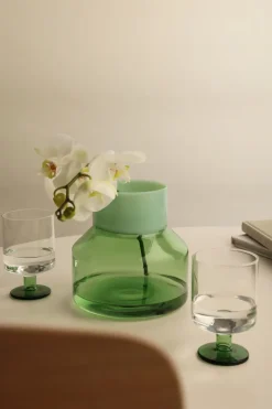 Generous wijnglas 30 cl 2-pack, Clear-green