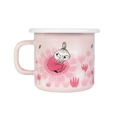 Girls emaillen mok 25 cl, Roze