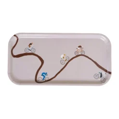 Giro dienblad 22x43 cm, Roze