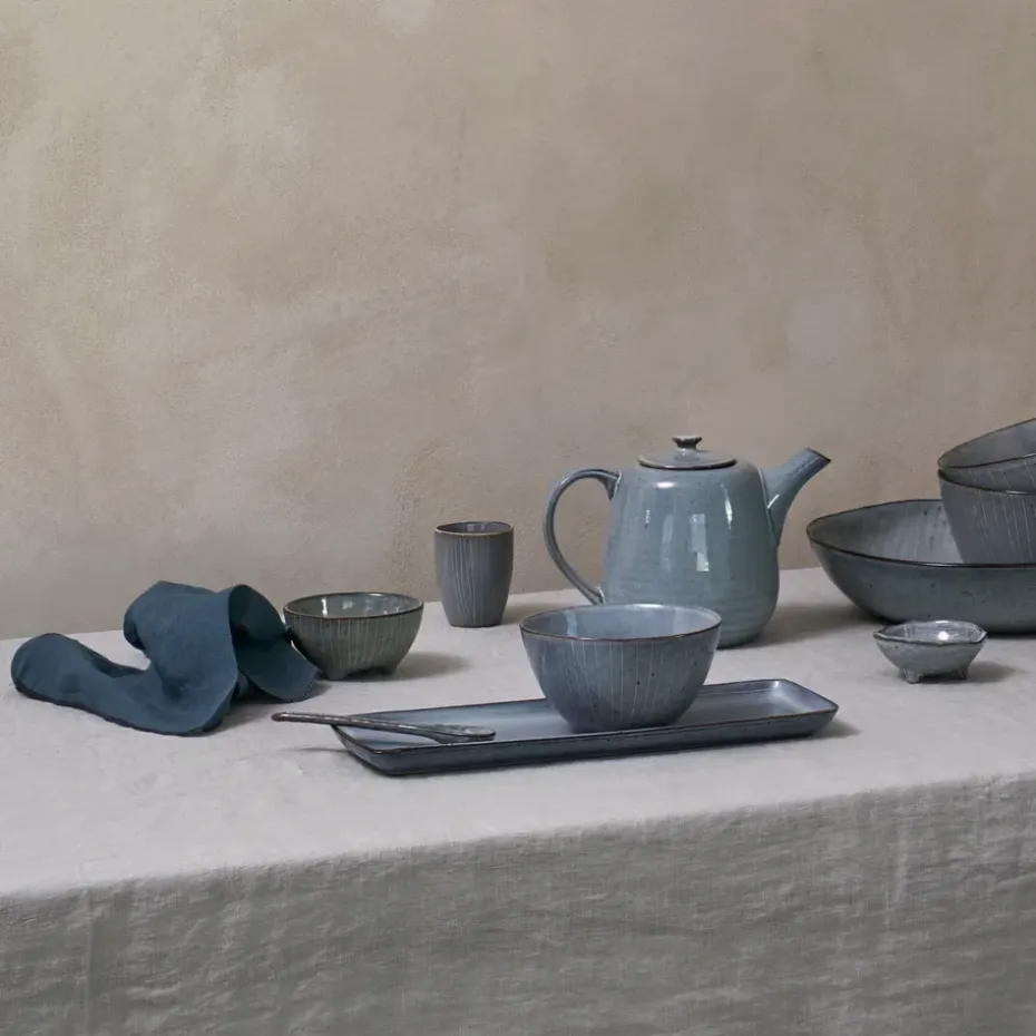 Gracie linnen servetten, donkerblauw (Insignia blue)
