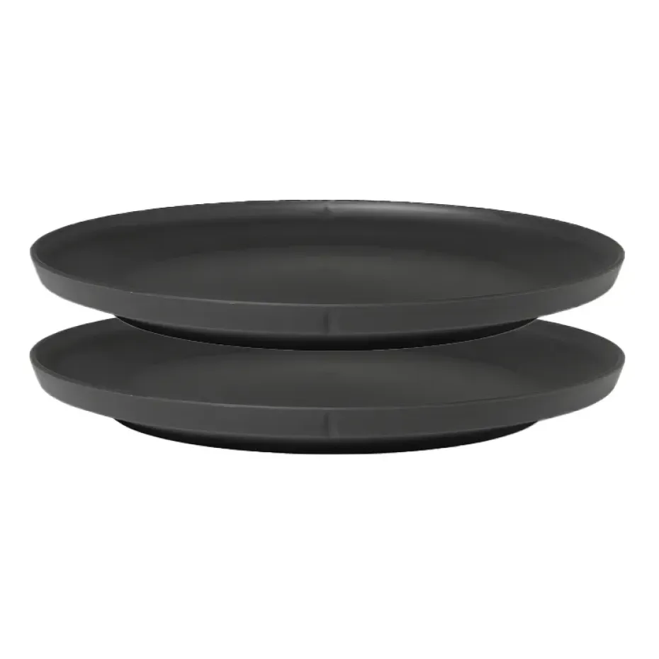 Grand Cru Take melamine bord Ø26 cm 2-pack, Grijs