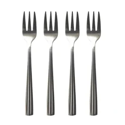 Groovy taartvork 4-pack, Roestvrij staal