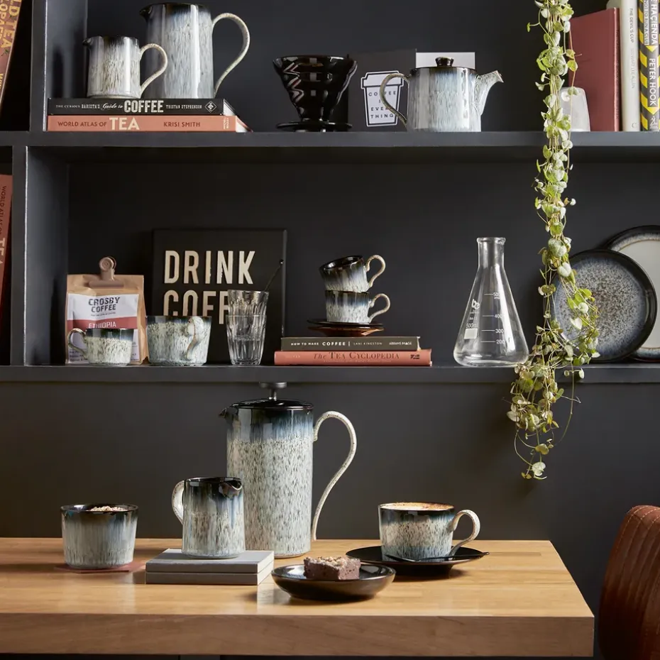 Halo Brew schotel voor bij espressokop, Zwart