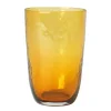 Hammered drinkglas 50 cl, Amber