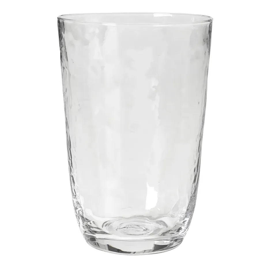 Hammered drinkglas 50 cl, Helder