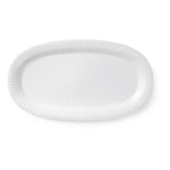 Hammershøi serveerschaal ovaal 40x22,5 cm, Wit