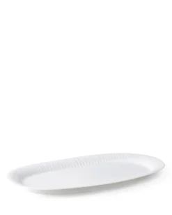 Hammershøi serveerschaal ovaal 40x22,5 cm, Wit
