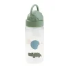 Happy Clouds fles met rietje, Green