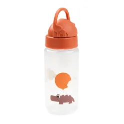 Happy Clouds fles met rietje, Papaya