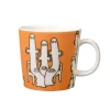 Hattifattener Moomin mok, oranje