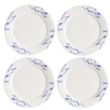 Havspil klein bord 21 cm 4-pak, blauw-wit