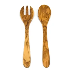 Heirol saladebestek olijfhout 2-delig, 30 cm