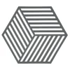 Hexagon pannenonderzetter, cool grey (koelgrijs)