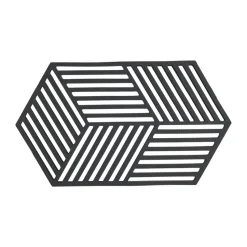 Hexagon pannenonderzetter groot, Black