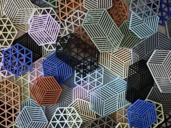 Hexagon pannenonderzetter groot, Black