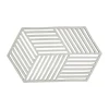 Hexagon pannenonderzetter groot, Warm Grey