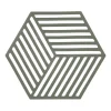 Hexagon pannenonderzetter, Olive Taupe