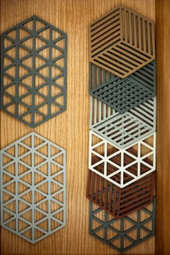 Hexagon pannenonderzetter, Terracotta