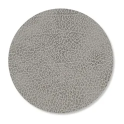 Hippo onderzetter (glazen) circle, antraciet