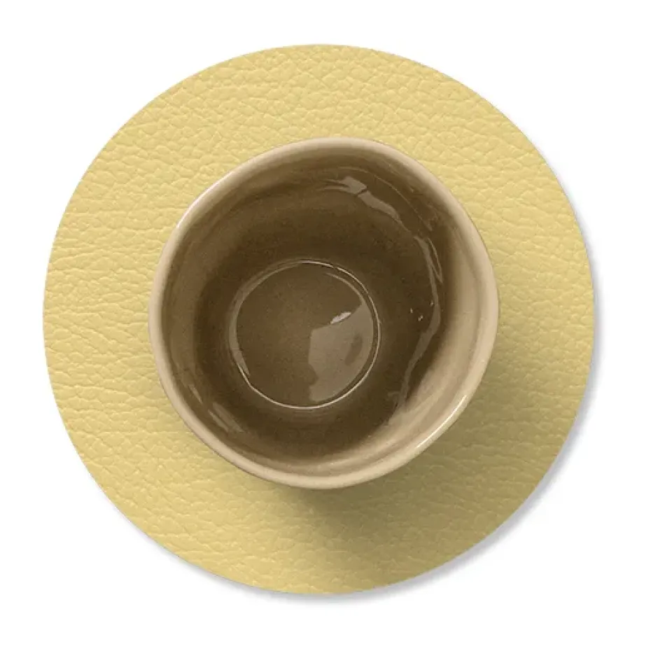 Hippo onderzetter (glazen) circle, Goud