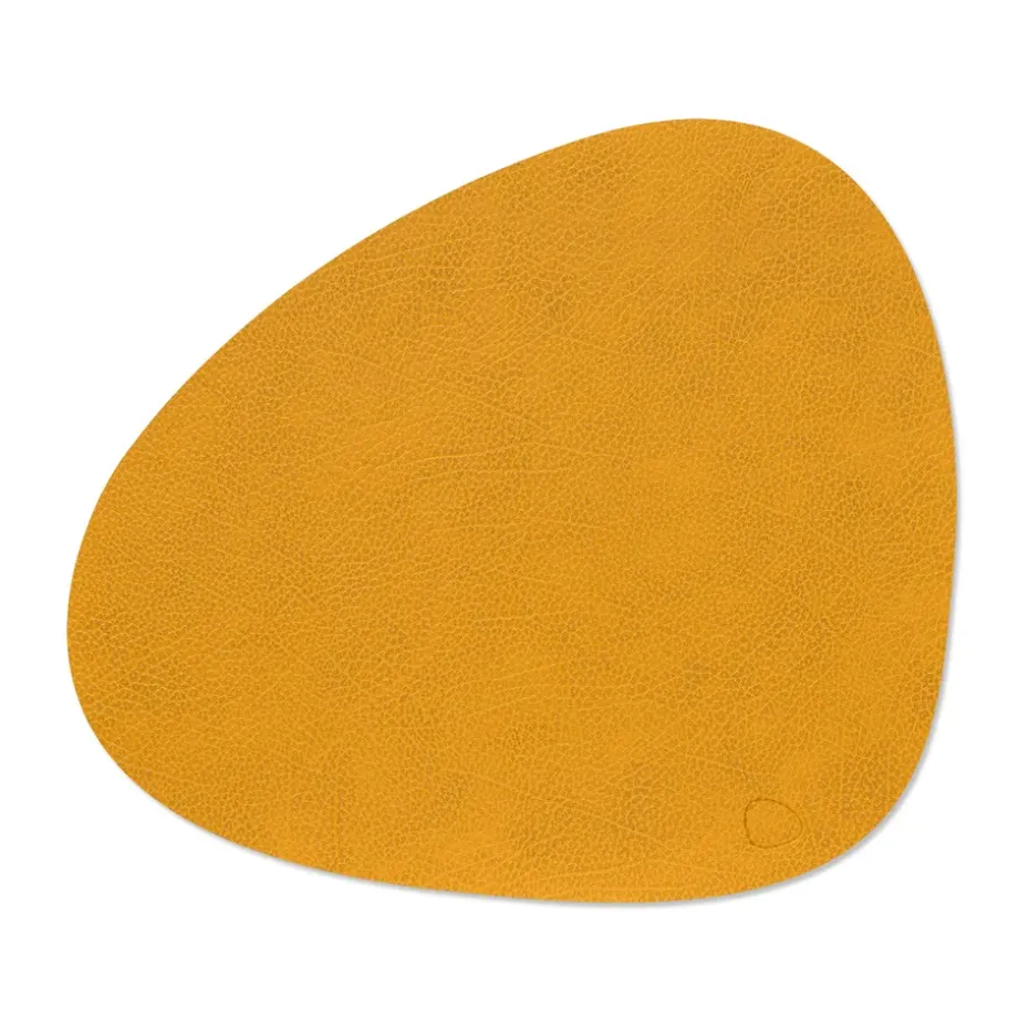 Hippo placemat curve, curry