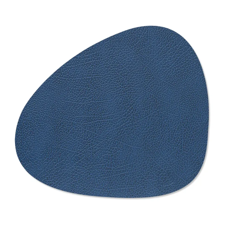 Hippo placemat curve M, Navy blue
