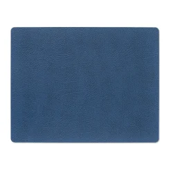 Hippo placemat square, marineblauw