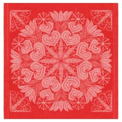 Hjärtbo servet 35x35 cm, Rood