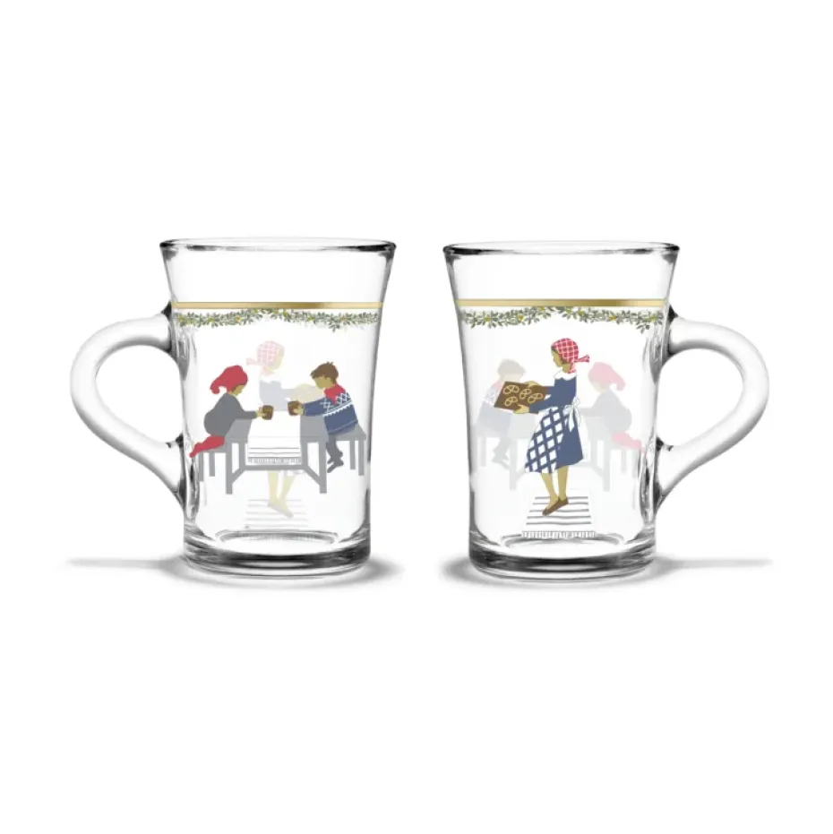 Holmegaard Christmas kerst hotdrinkglas 24 cl 2-pack, 2024