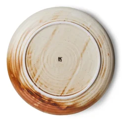Home Chef diep bord large Ø21,5 cm, Rustic cream-brown