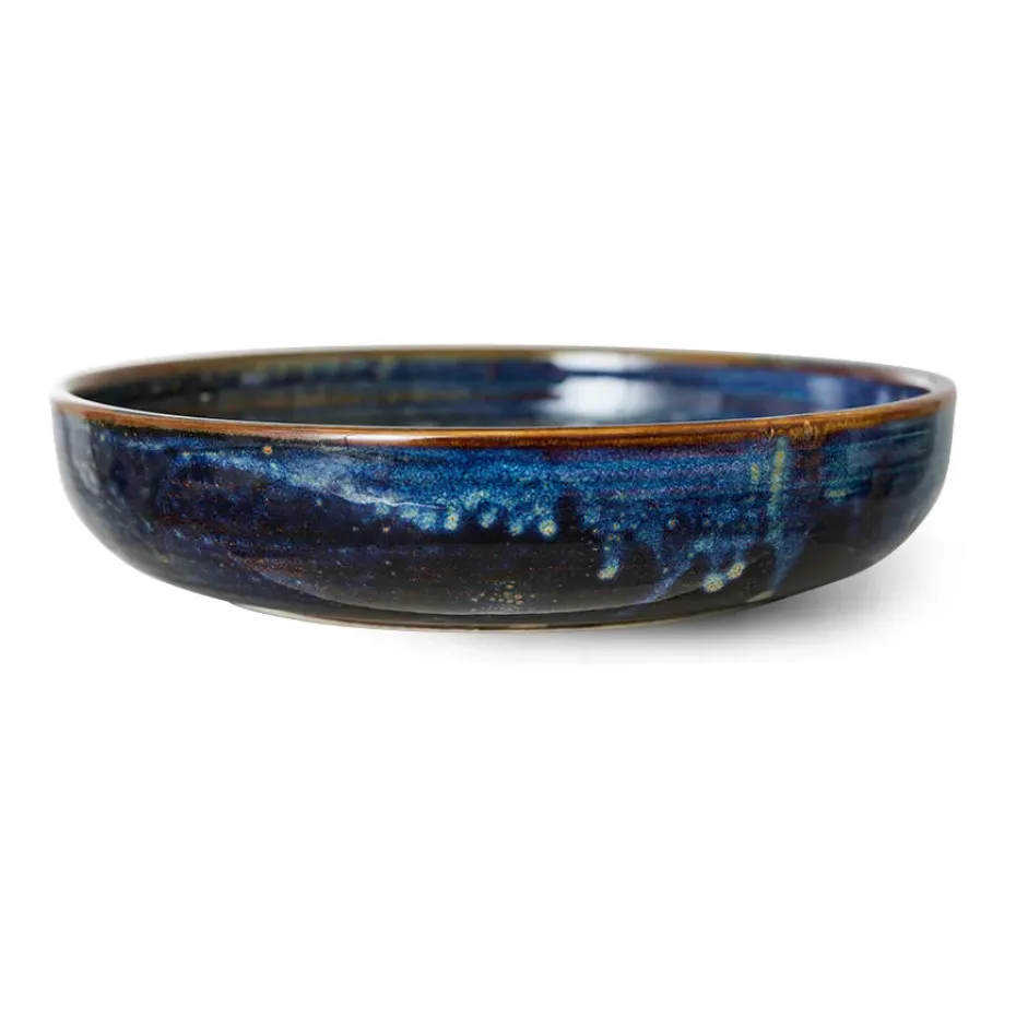 Home Chef diep bord large Ø21,5 cm, Rustic blue