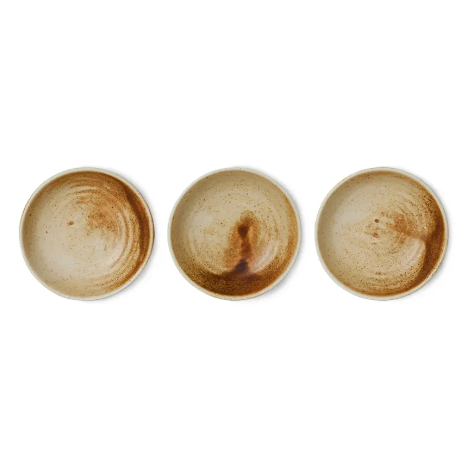 Home Chef kom klein Ø9 cm, Rustic cream-brown