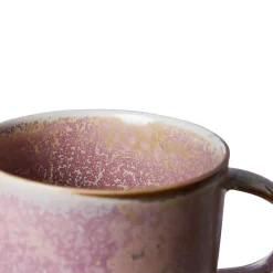 Home Chef mok met oor 32 cl, Rustic pink