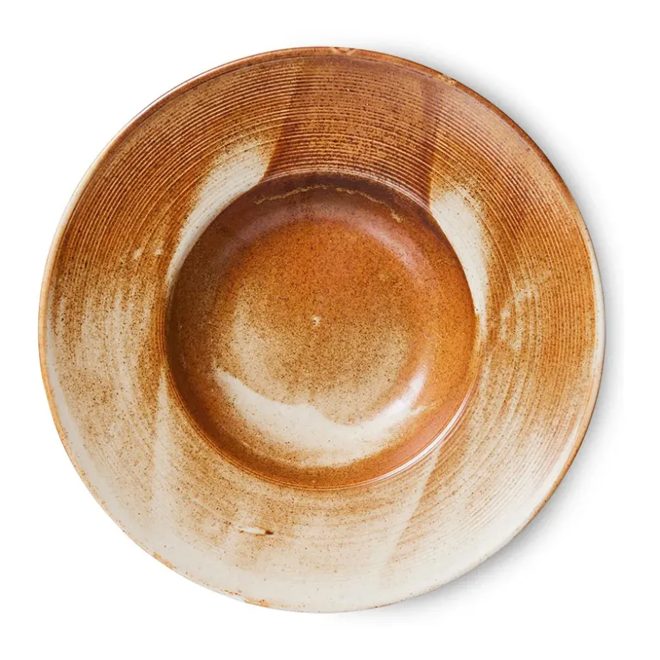 Home Chef pastabord Ø28,5 cm, Rustic cream-brown