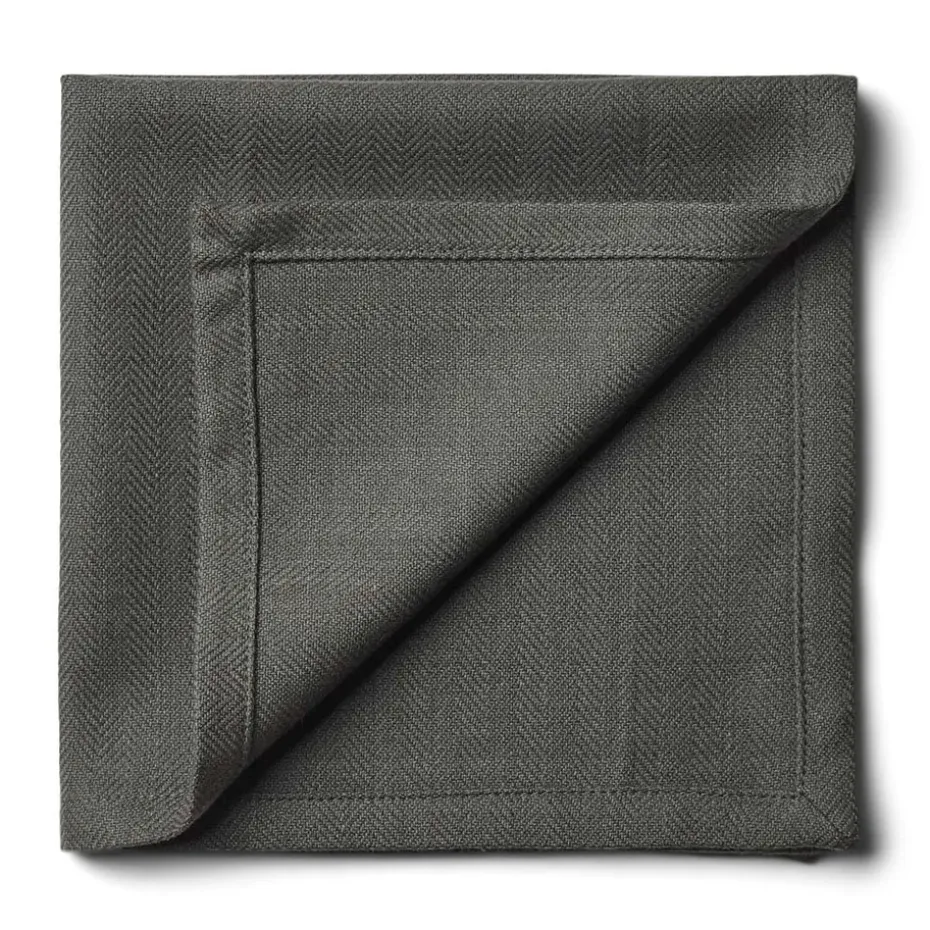Humdakin stoffen servet 40x40 cm 2-pack, Green seaweed