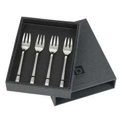 Hune taartvork 4-pack, Brushed satin