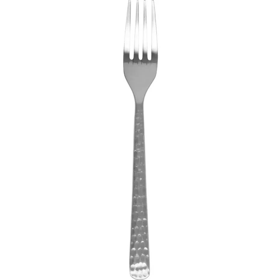 Hune vork, Brushed satin hammered