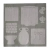 Illustration papieren servet 33x33 cm 20-pack, Beige