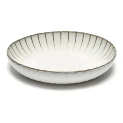 Inku hoog bord M Ø23 cm, White