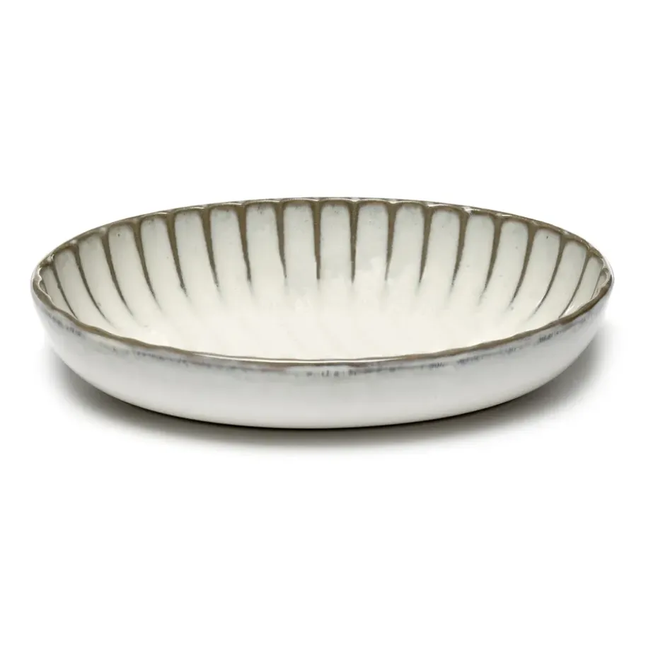 Inku ovale serveerschaal S 13x19 cm, White