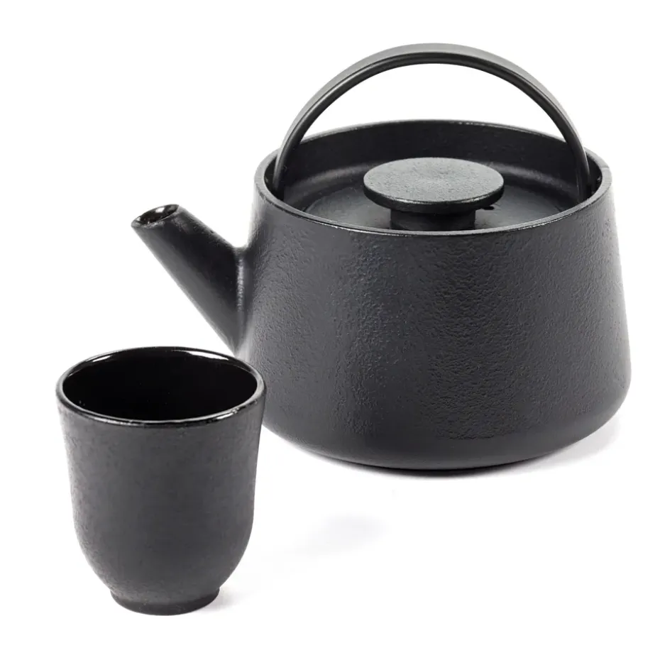 Inku theekan gietijzer 80 cl, Black