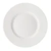 Jade Rim bord 23 cm, Wit