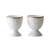 Julemorgen eierdopje 2-pack, Wit