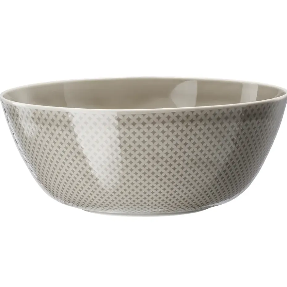 Junto serveerschaal 26 cm, Pearl grey