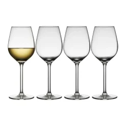 Juvel wittewijnglas 38 cl 4-pack, Transparant
